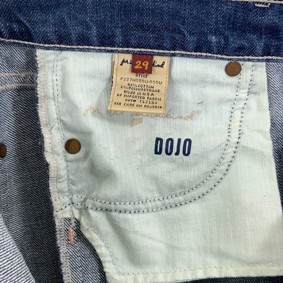 7 FOR ALL MANKIND Dojo Crop Jeans Size 29 Blue Jean Capris L23 - Picture 9 of 10